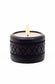 3D Flickering Flameless LED Candle with Holder - Vanilla Scented Flickering Decorative Wax Candle - Long Lasting, Battery Operated LED Electric Fake Tealigh Candle with Timer - 3 Inches